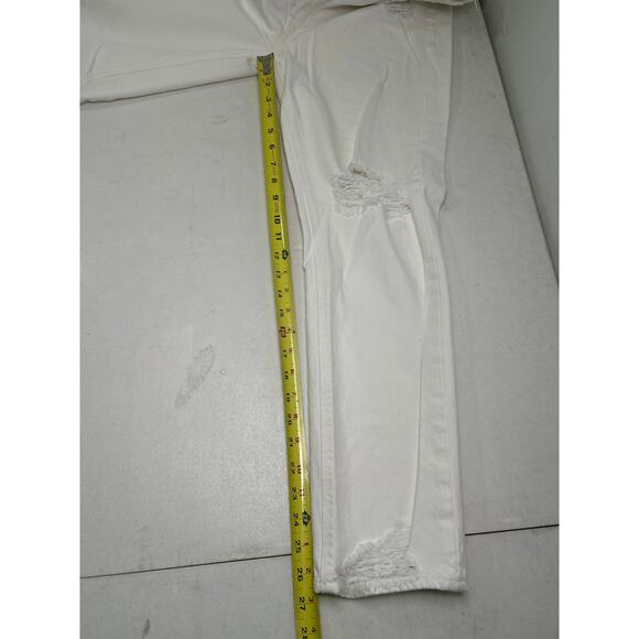 Joe's Jeans Womens Jeans Sz 29 The Scout White Mid Rise Slim Boyfriend - Picture 7 of 8